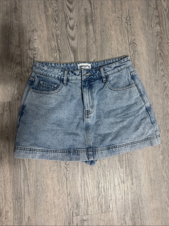 Princess Polly Pants - Princess Polly Light Blue Denim Skort